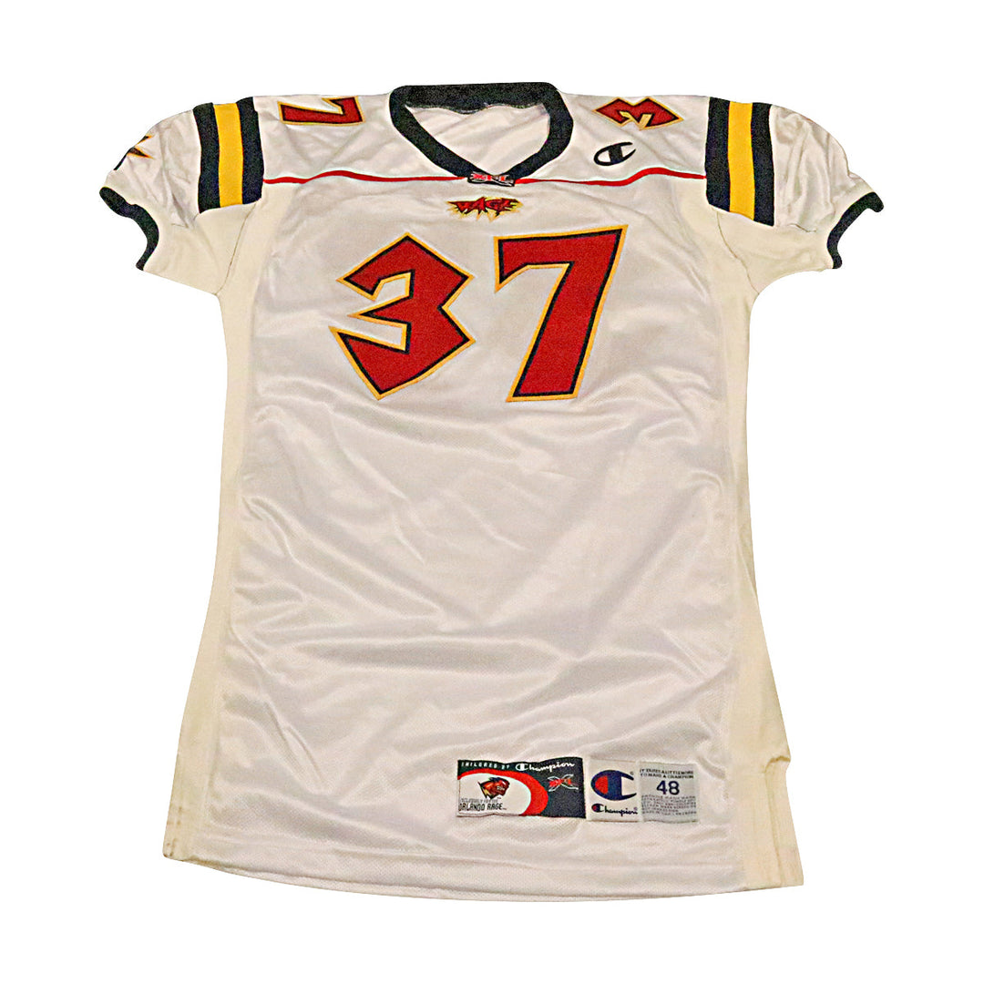 Orlando Rage 2001 #37 Team Issued Away Jersey Size 48 +2
