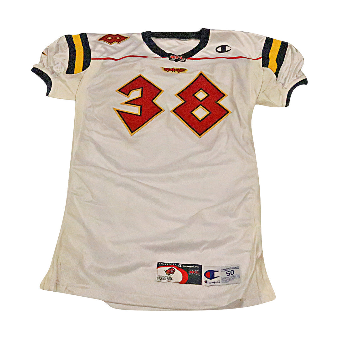 Orlando Rage 2001 #38 Team Issued Away Jersey Size 50 +2
