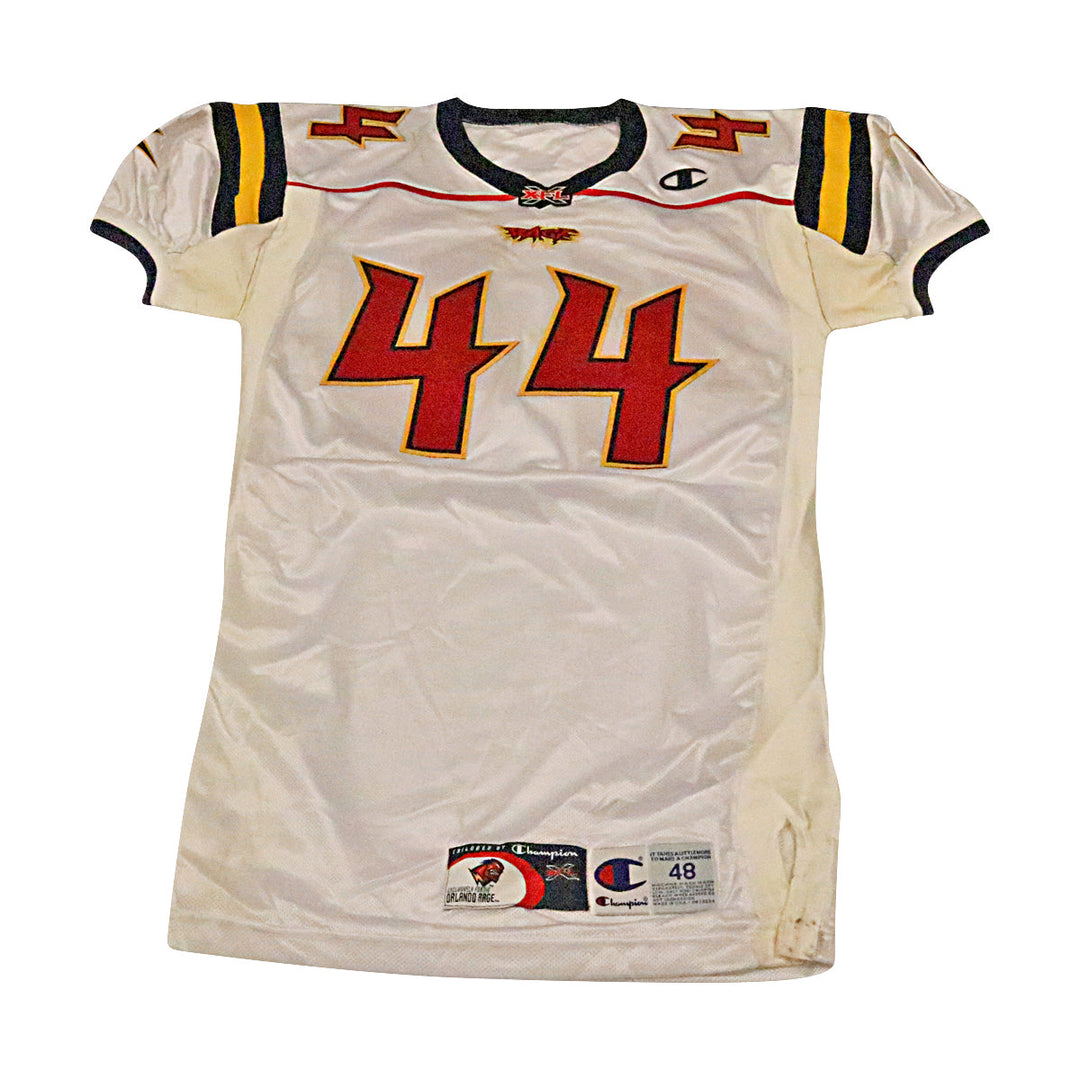 Orlando Rage 2001 #44 Team Issued Away Jersey Size 48 +2