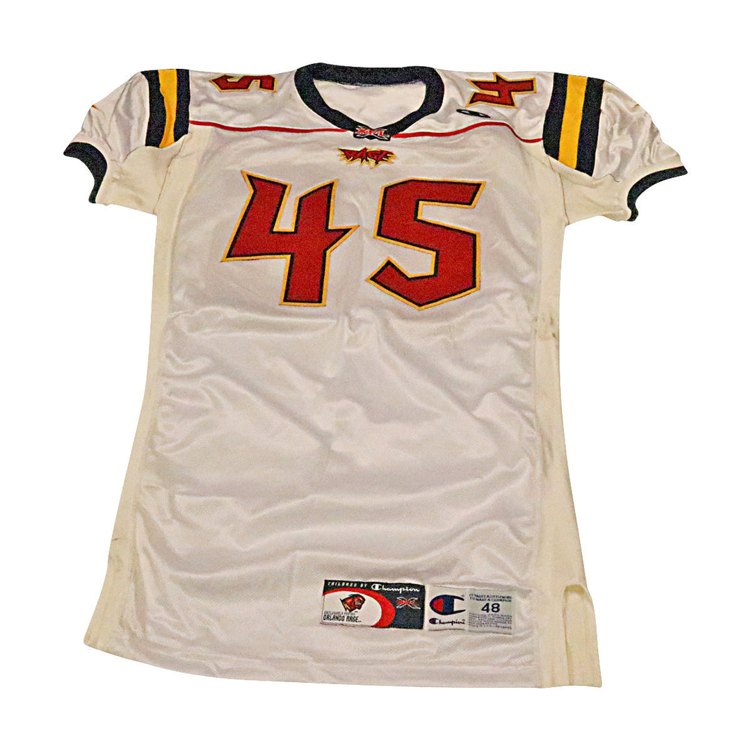 Orlando Rage 2001 #45 Team Issued Away Jersey Size 48 +2