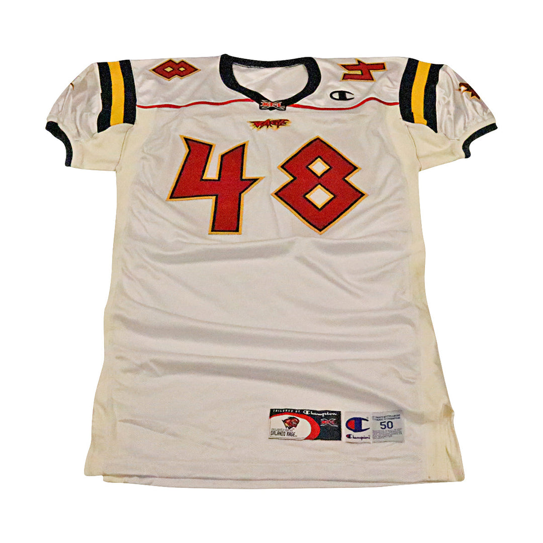 Orlando Rage 2001 #48 Team Issued Away Jersey Size 50 +2