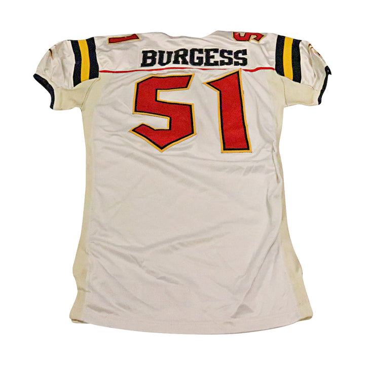 James Burgess Orlando Rage 2001 Game Used Away Jersey Size 50 +2