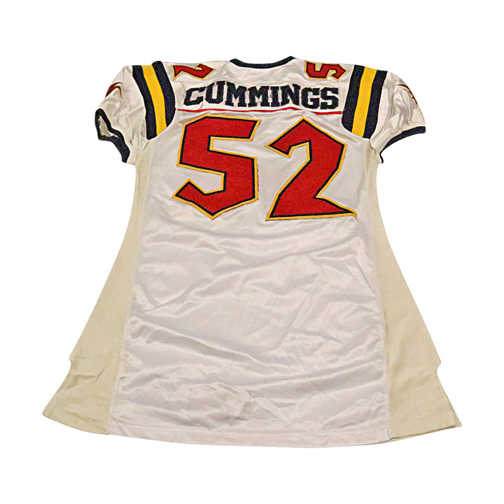 Joe Cummings Orlando Rage 2001 Game Used Away Jersey Size 50 +2
