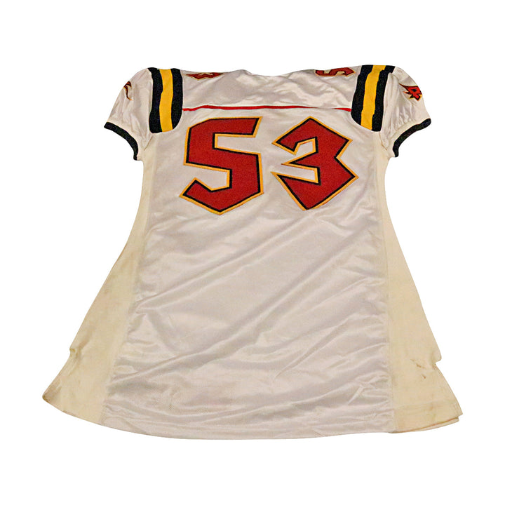 Orlando Rage 2001 #53 Team Issued Away Jersey Size 52 +2 Linemen Cut