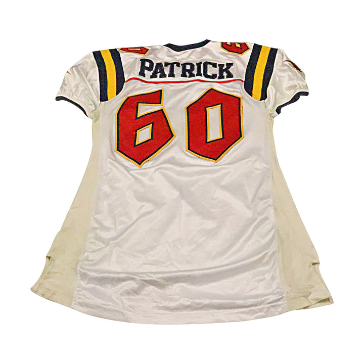 Garin Patrick Orlando Rage 2001 Game Used Away Jersey Size 52 +2 Linemen Cut