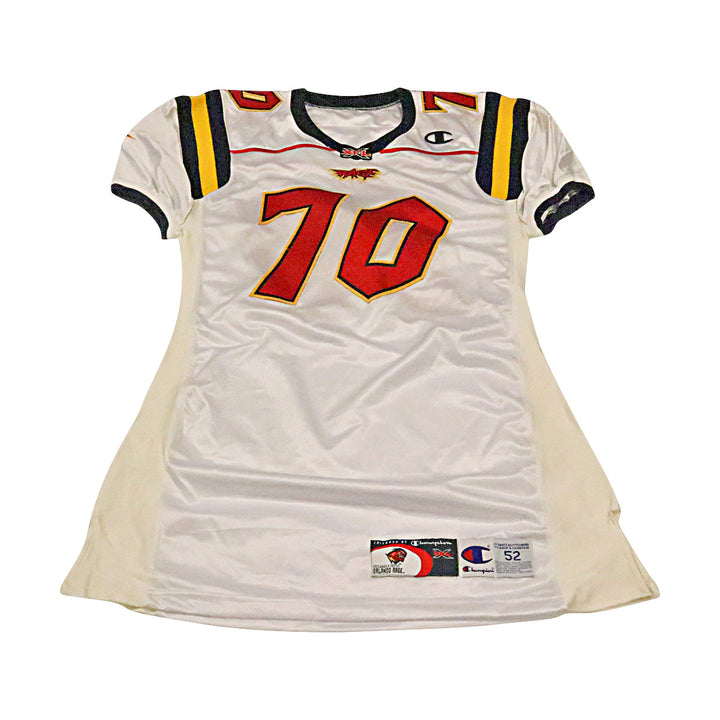 Anderson Orlando Rage 2001 Game Used Away Jersey Size 52 +2 Linemen Cut