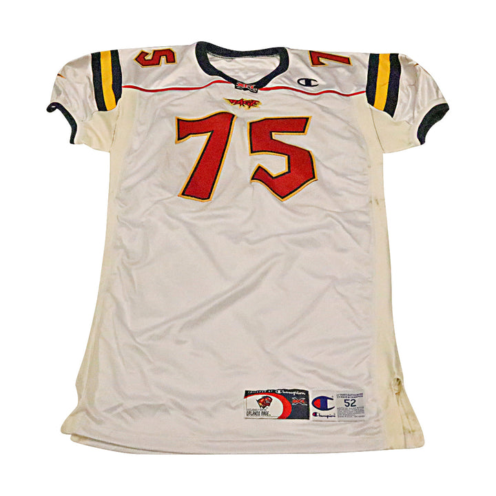 Sterling Palmer Orlando Rage 2001 Game Used Away Jersey Size 52 +2 Linemen Cut