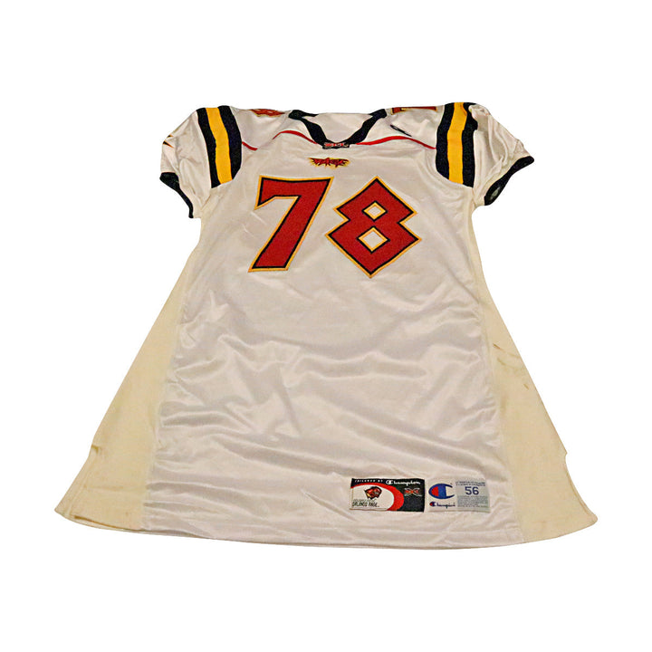 Orlando Rage 2001 #78 Team Issued Away Jersey Size 56 +2 Linemen Cut
