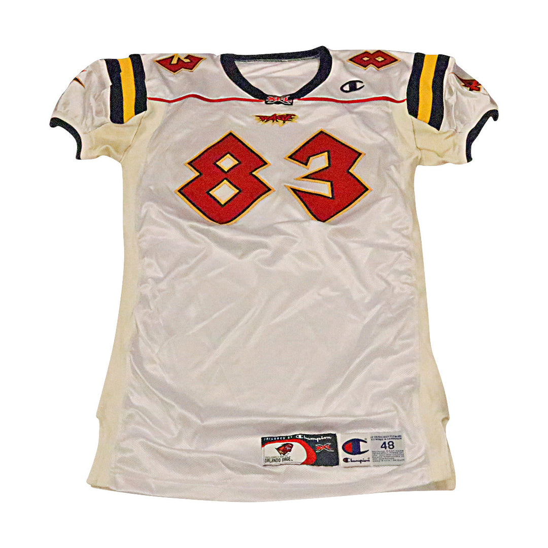 Dan Goodspeed Orlando Rage 2001 Game Used Away Jersey Size 48 +2