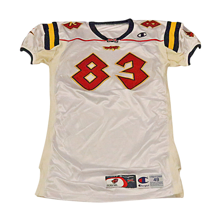 Dan Goodspeed Orlando Rage 2001 Game Used Away Jersey Size 48 +2