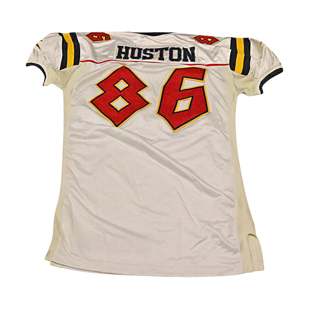 Terrance Huston Orlando Rage 2001 Game Used Away Jersey Size 52 +2
