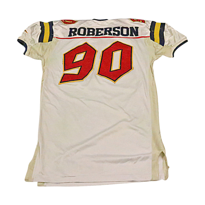 James Roberson Orlando Rage 2001 Game Used Away Jersey Size 50 +2