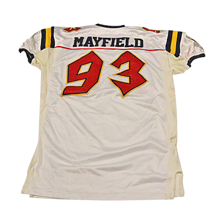 Corey Mayfield Orlando Rage 2001 Game Used Away Jersey Size 52 +2
