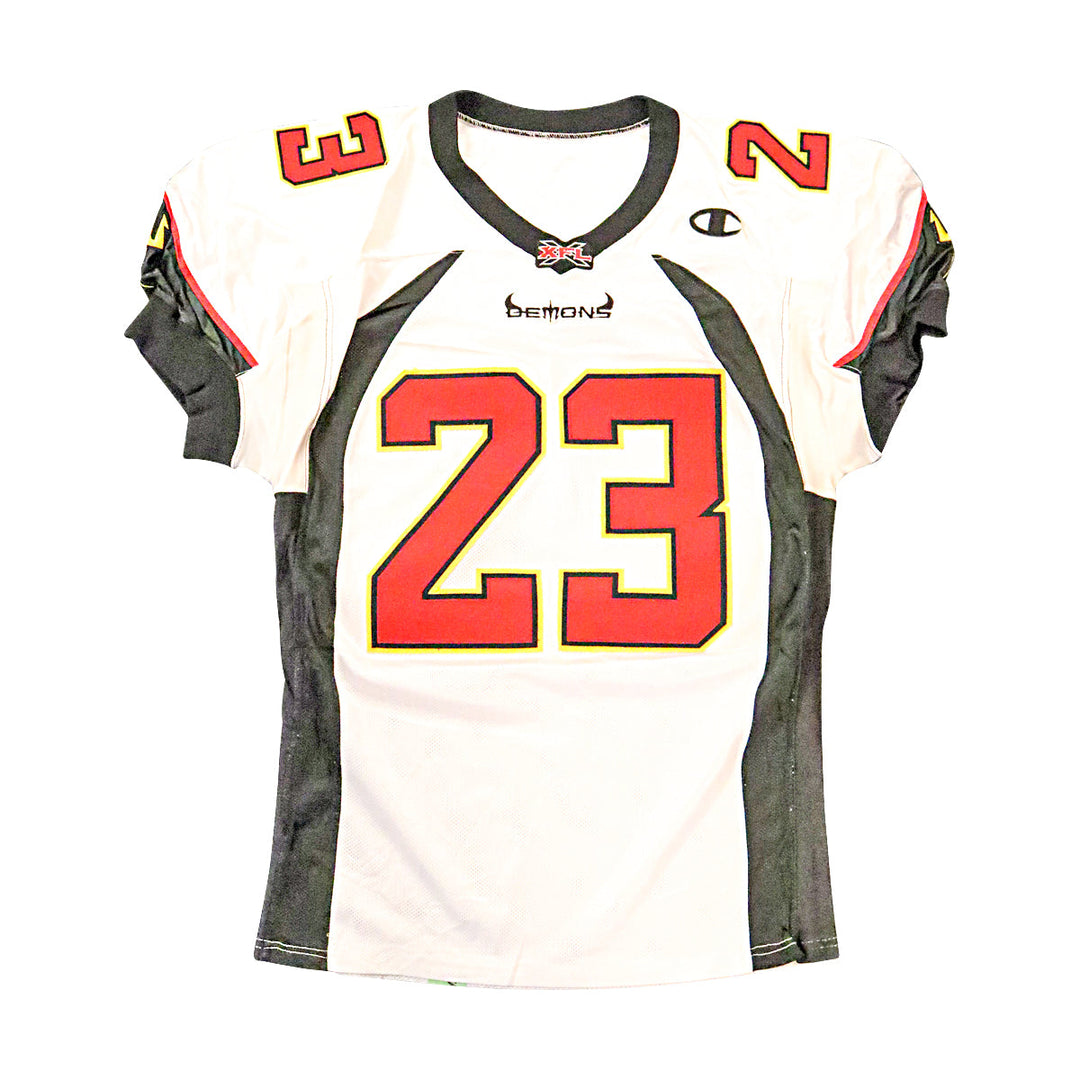 Brandin Young San Francisco Demons 2001 Game Used Away Jersey Size 48 Hemmed