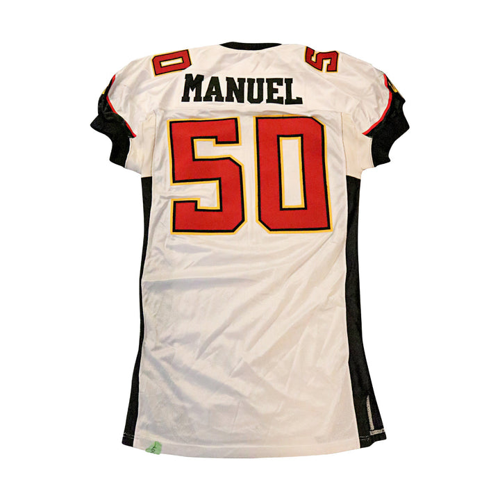 Sam Manuel San Francisco Demons 2001 Game Used Away Jersey Size 50 +2