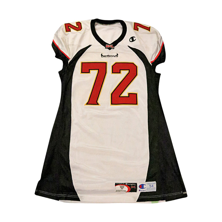 Josh Kobdish San Francisco Demons 2001 Game Used Away Jersey Size 54 +2