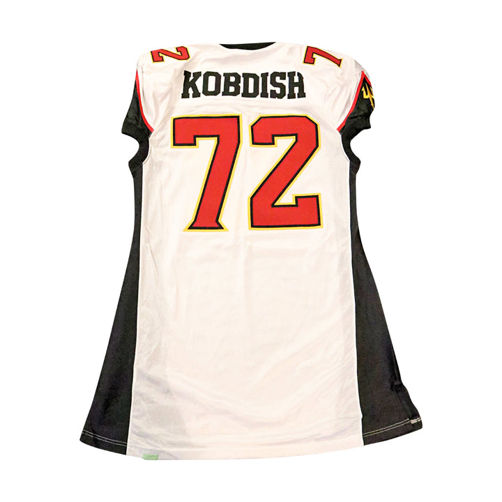 Josh Kobdish San Francisco Demons 2001 Game Used Away Jersey Size 54 +2