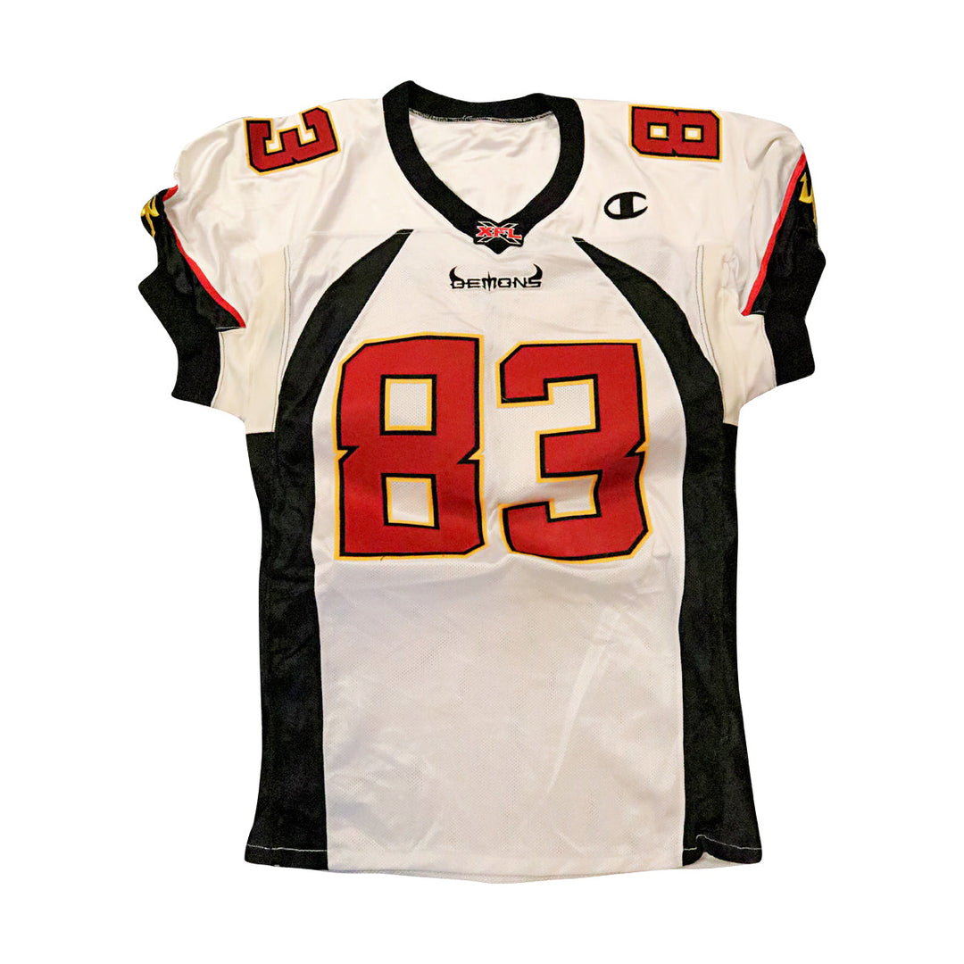 Shakes San Francisco Demons 2001 Game Used Away Jersey Size 48 Hemmed
