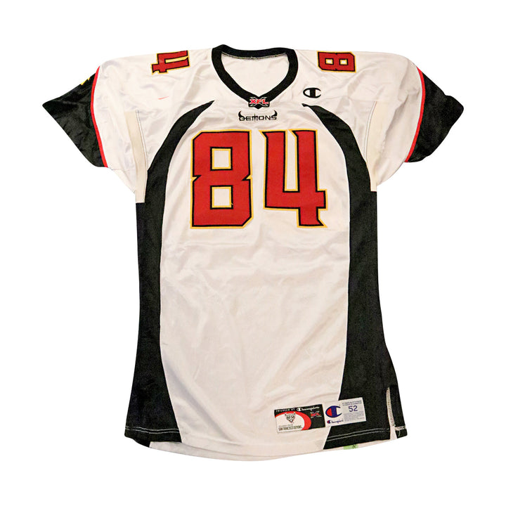 Brian Roche San Francisco Demons 2001 Game Used Away Jersey Size 52 +2