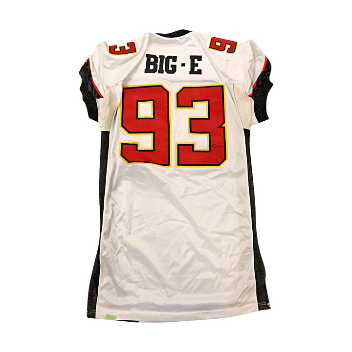 Emile Palmer "Big-E" San Francisco Demons 2001 Game Used Away Jersey Size 52 +2