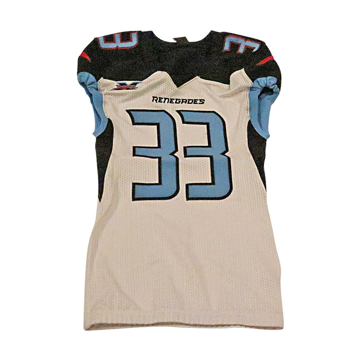 Dallas Renegades 2020 #33 Team Issued Away Jersey S