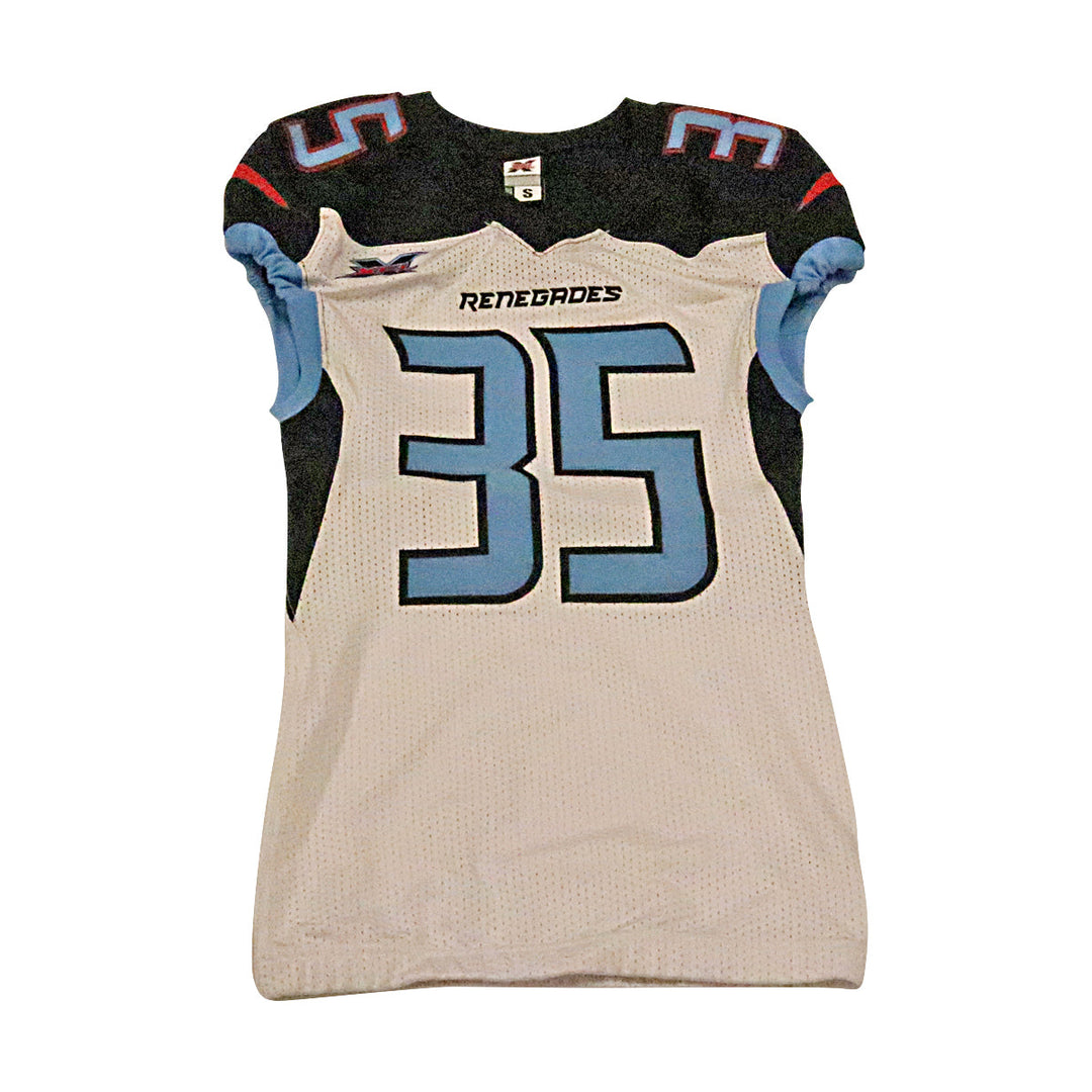 Dallas Renegades 2020 #35 Team Issued Away Jersey S