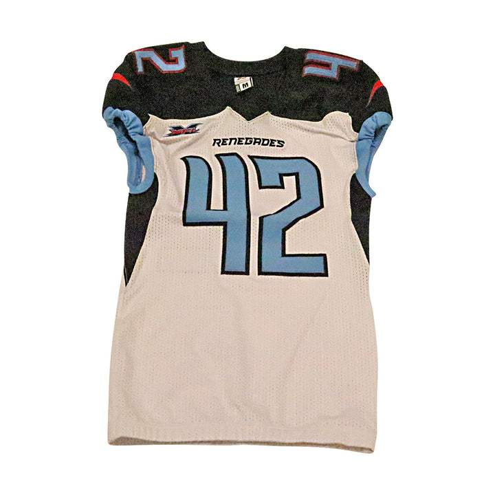 Dallas Renegades 2020 #42 Team Issued Away Jersey M