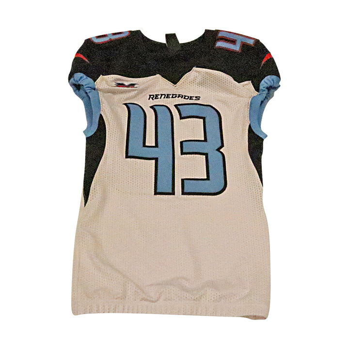 Dallas Renegades 2020 #43 Team Issued Away Jersey M