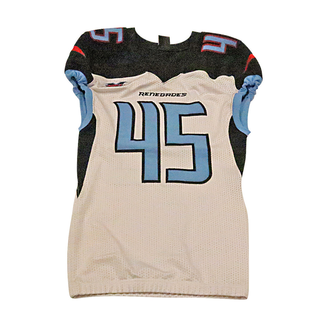 Dallas Renegades 2020 #45 Team Issued Away Jersey M