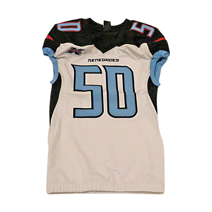 Dallas Renegades 2020 #50 Team Issued Away Jersey M