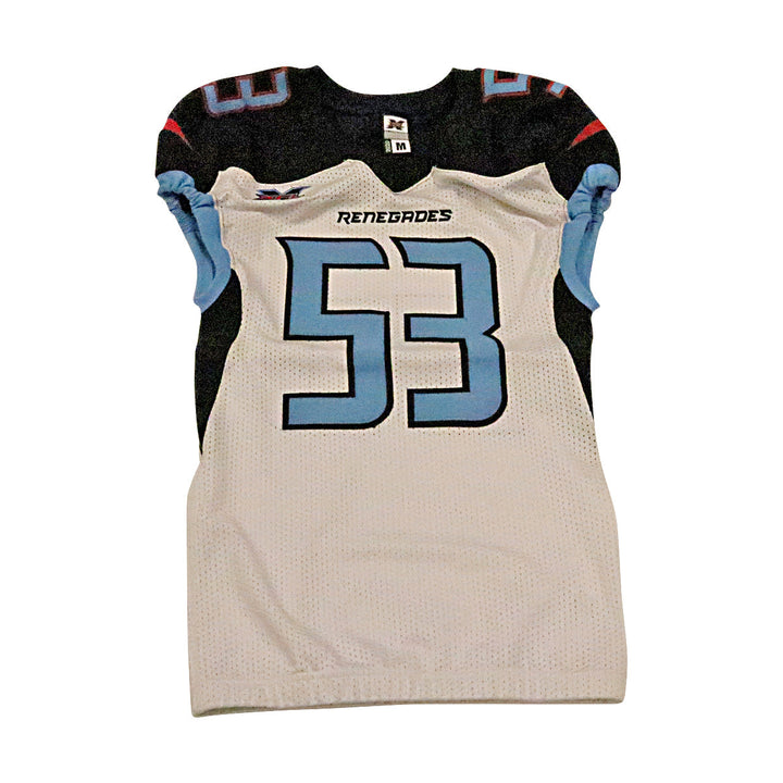 Dallas Renegades 2020 #53 Team Issued Away Jersey M