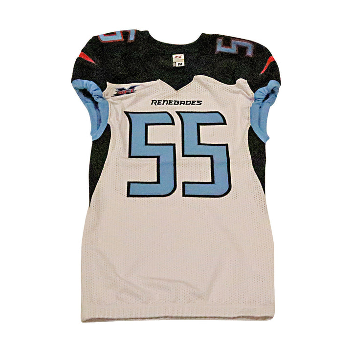 Dallas Renegades 2020 #55 Team Issued Away Jersey M