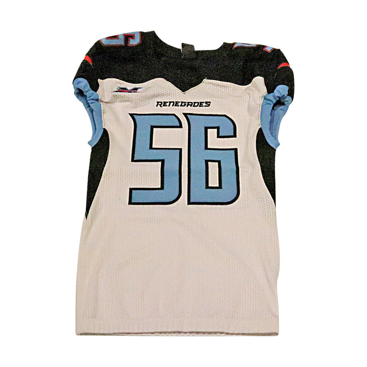 Dallas Renegades 2020 #56 Team Issued Away Jersey M