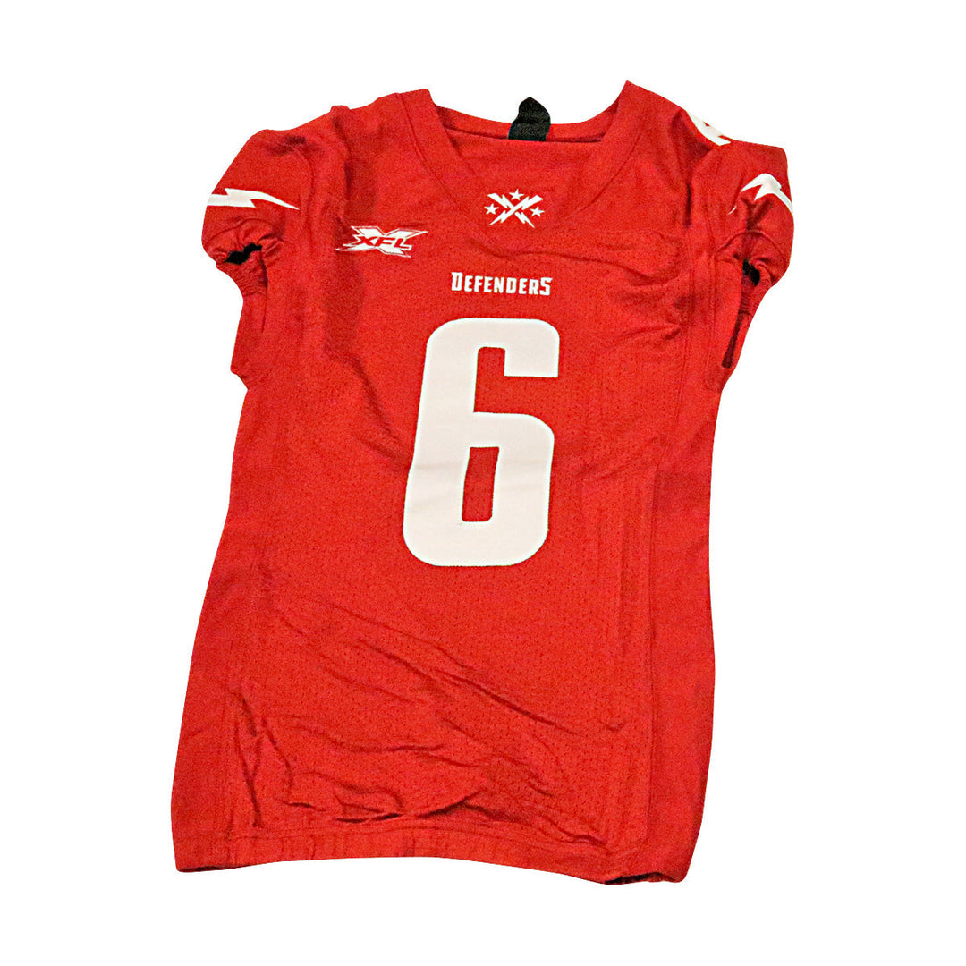 F. Brown DC Defenders 2020 Game Issued Home Jersey S