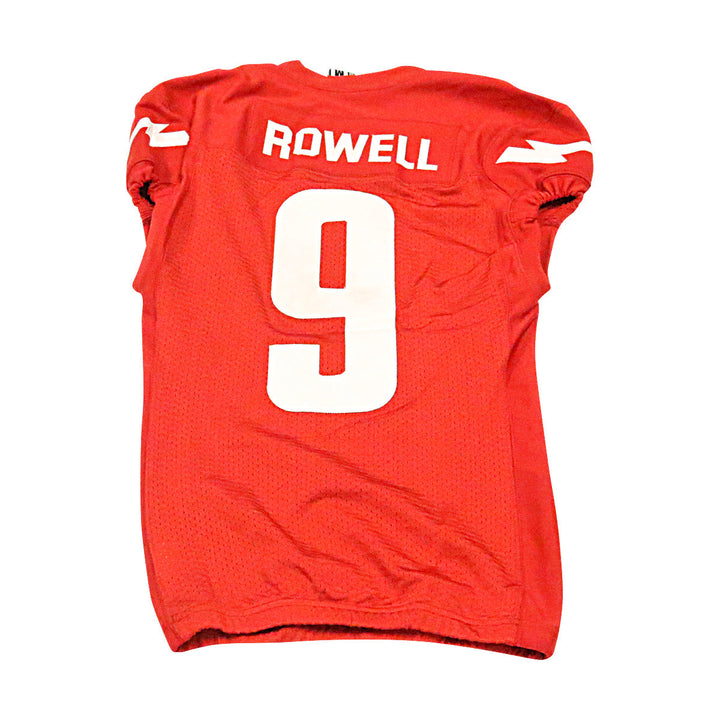 Jalen Rowell DC Defenders 2020 Game Used Home Jersey M