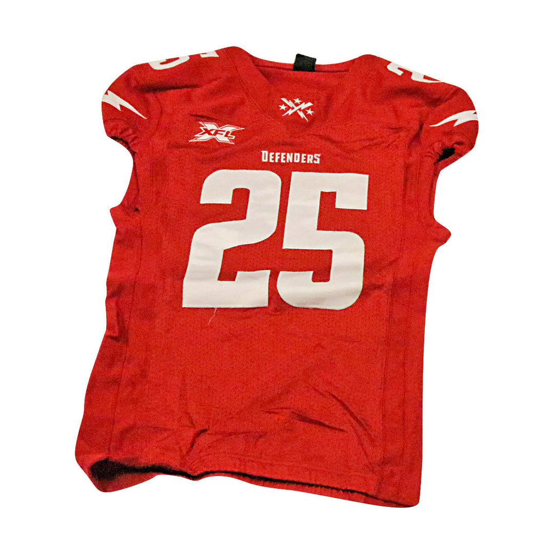 Des Lawrence DC Defenders 2020 Game Issued Home Jersey S