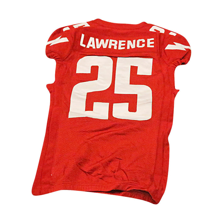 Des Lawrence DC Defenders 2020 Game Used Home Jersey S