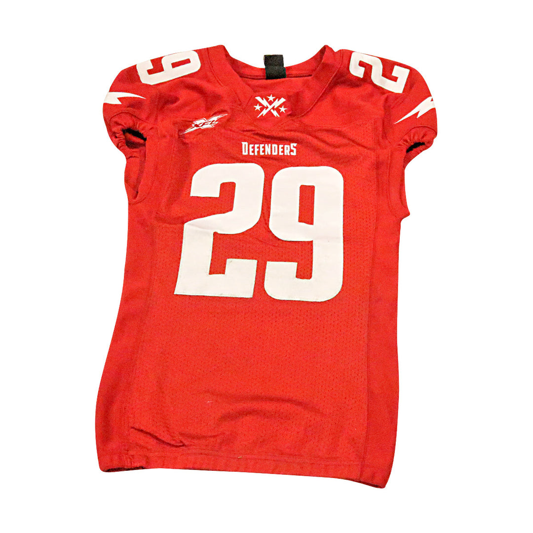 Tyree Kinnel DC Defenders 2020 Game Issued Home Jersey #29 Nameplate Removed S