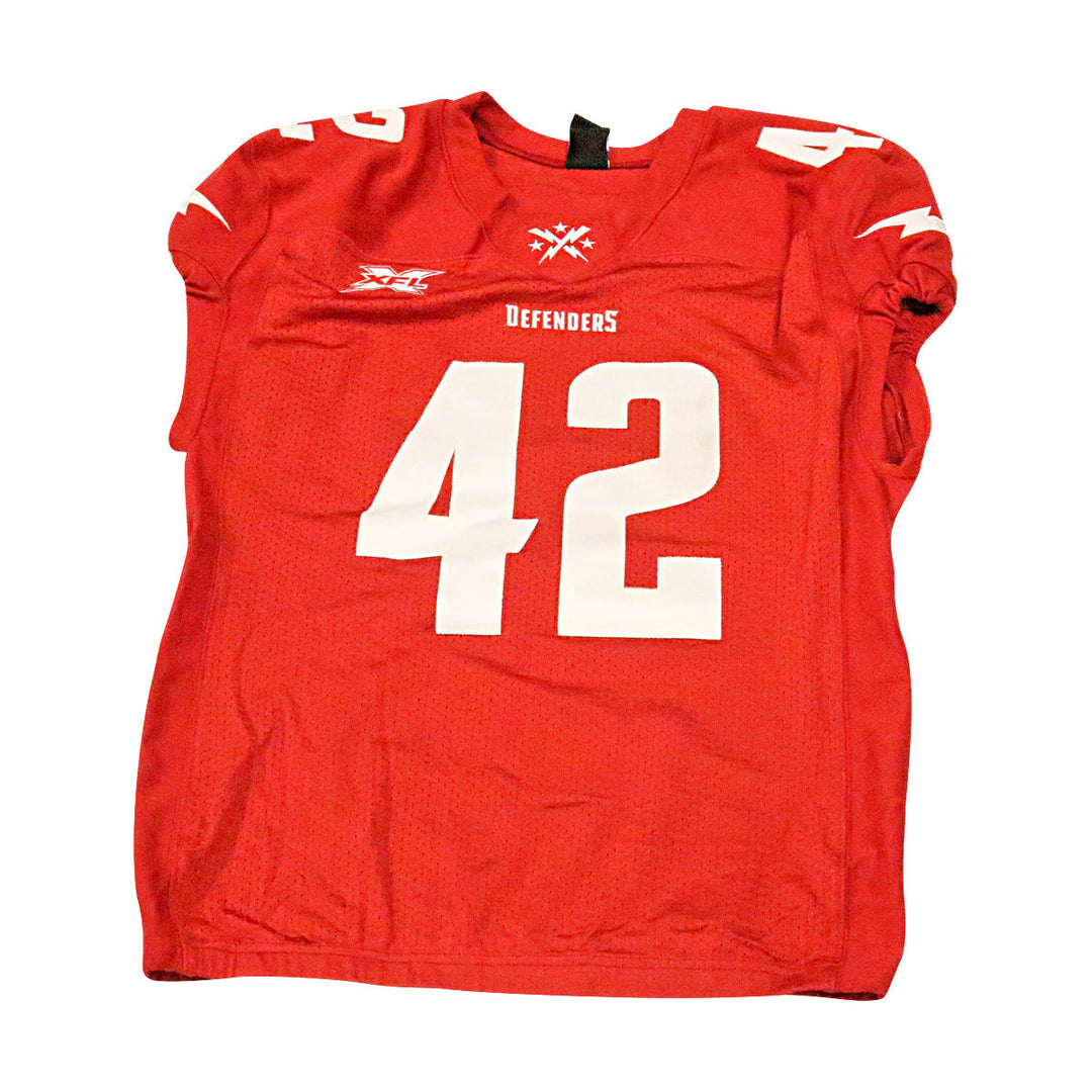 Brian Khoury DC Defenders 2020 Game Issued Home Jersey XL