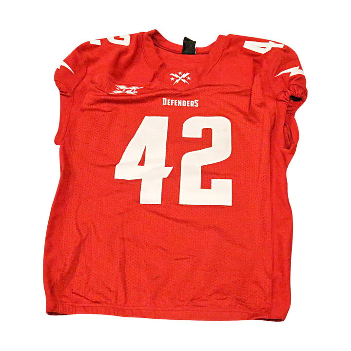 Brian Khoury DC Defenders 2020 Game Issued Home Jersey XL