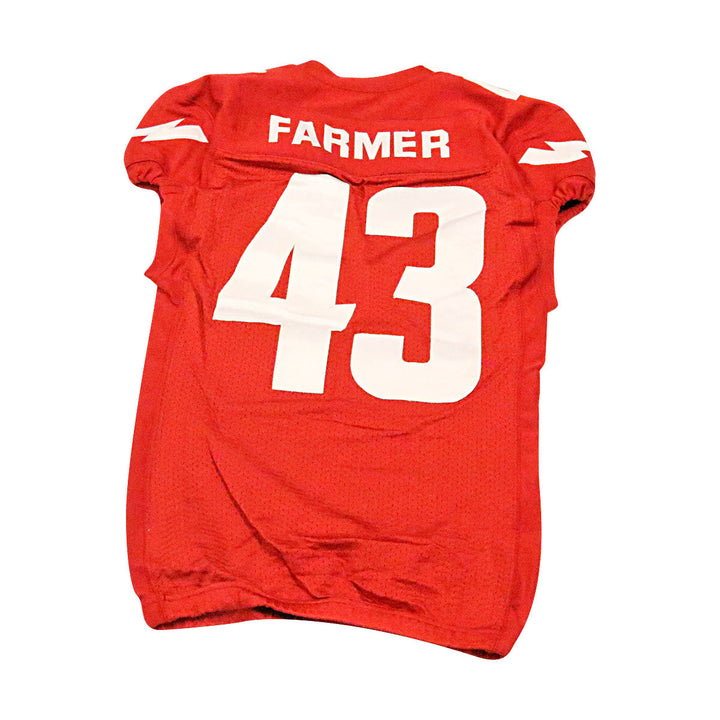 Farmer DC Defenders 2020 Game Used Home Jersey M
