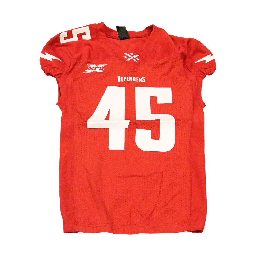 DC Defenders 2020 #45 Team Issued Home Jersey M