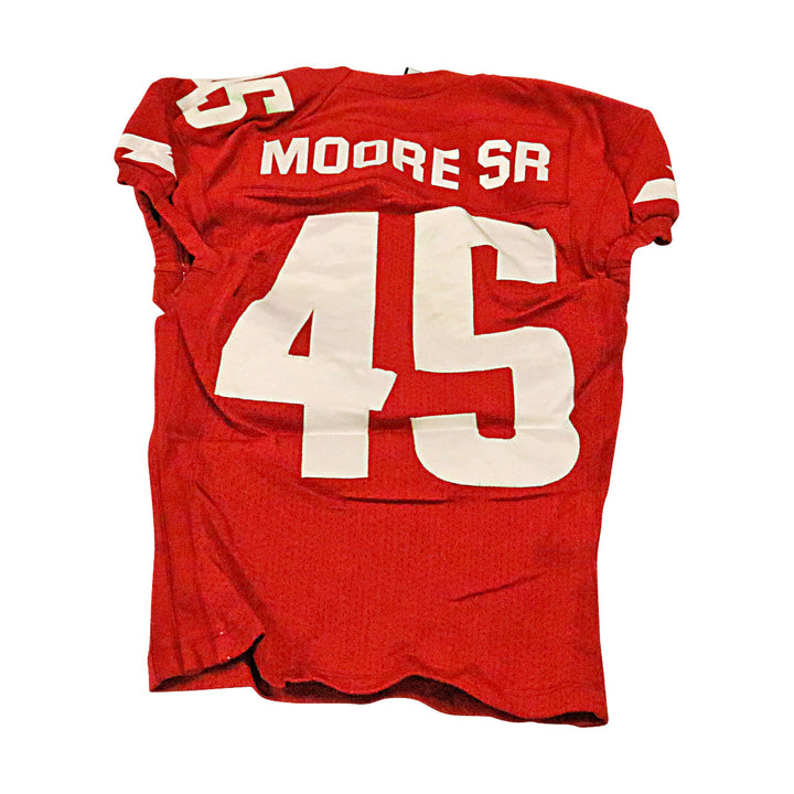Rahim Moore Sr DC Defenders 2020 Game Used Home Jersey S