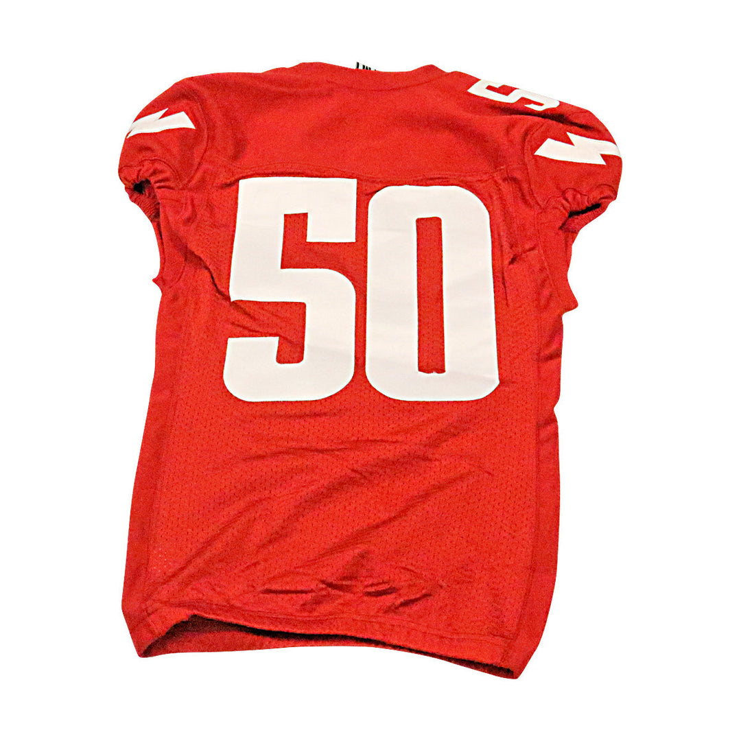 DC Defenders 2020 #50 Team Issued Home Jersey M