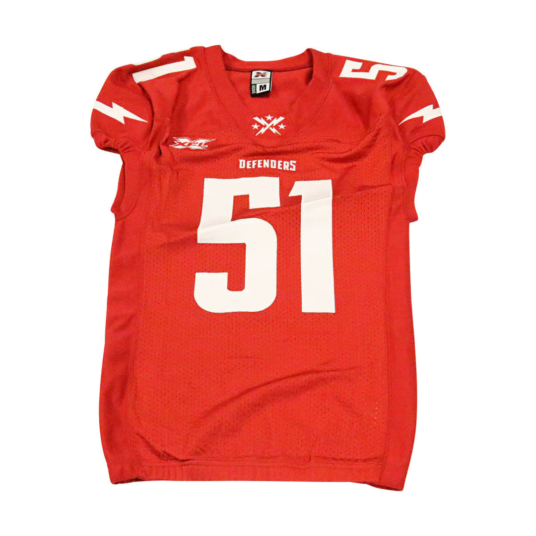 DC Defenders 2020 #51 Team Issued Home Jersey M