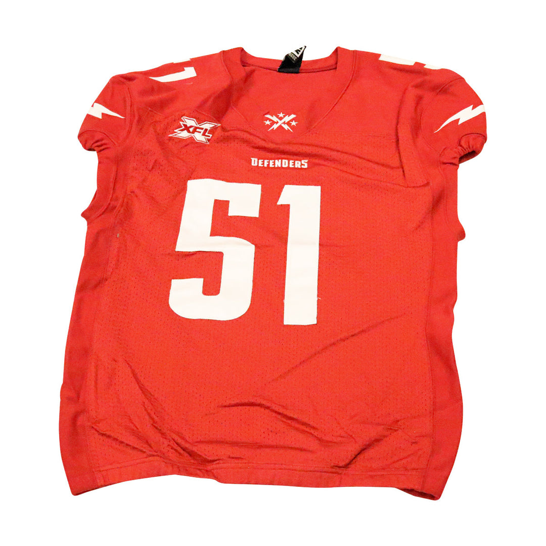 Johnson DC Defenders 2020 Game Issued Home Jersey XL