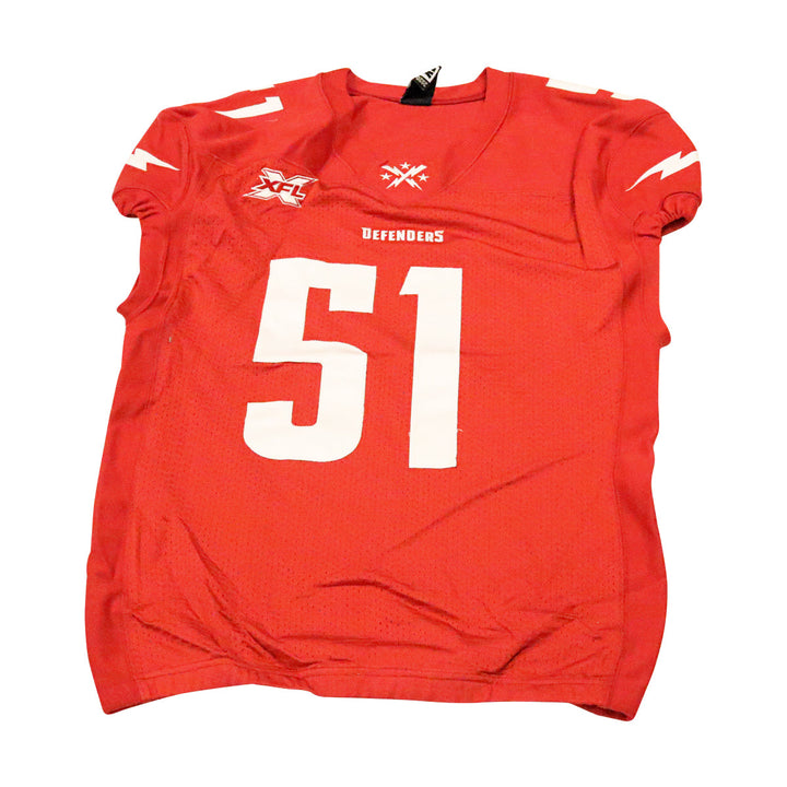 Johnson DC Defenders 2020 Game Issued Home Jersey XL