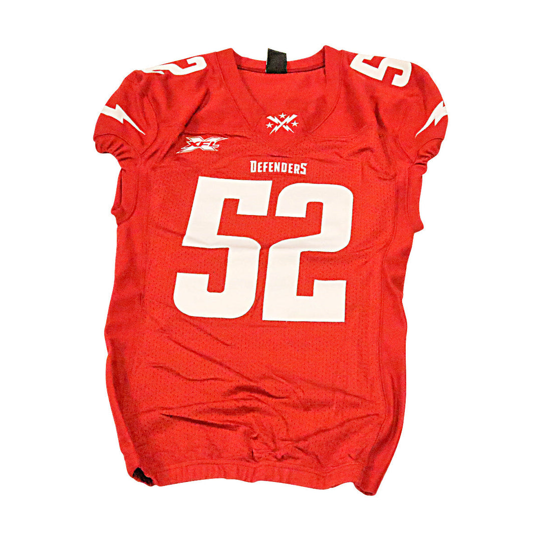 DC Defenders 2020 #52 Game Issued Home Jersey M