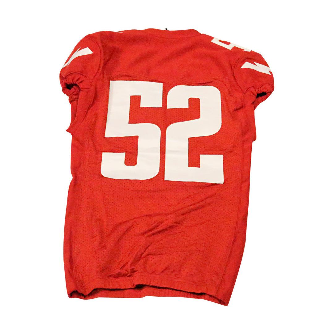 DC Defenders 2020 #52 Game Used Home Jersey M