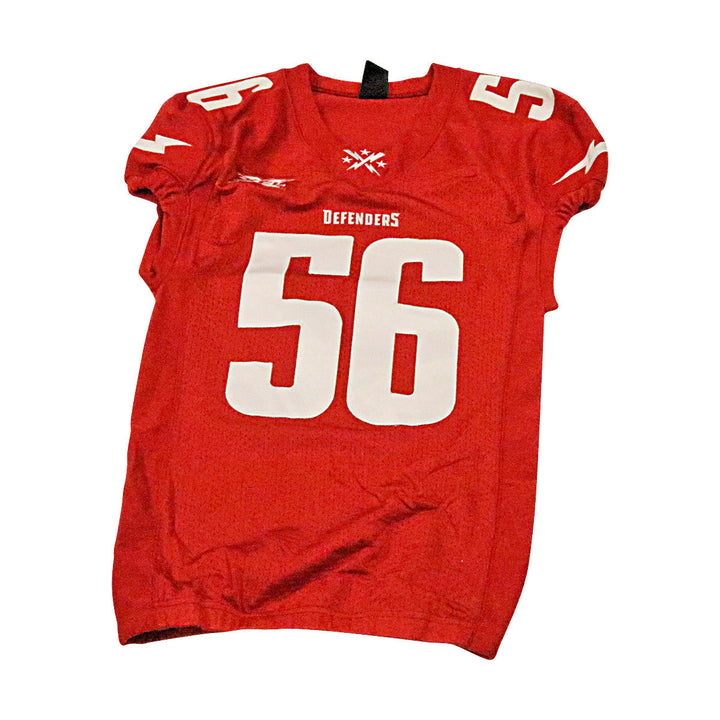 DC Defenders 2020 #56 Team Issued Home Jersey M